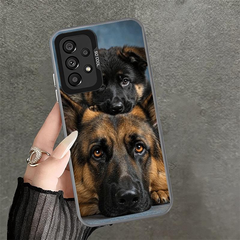 

German Shepherd Dog Shockproof Phone Case for Samsung A17 A16 A15 A14 A37 A57 A36 A56 A26 A35 A55 A25 A34 A54 A24 A13 A23 A33 A5 Samsung A16