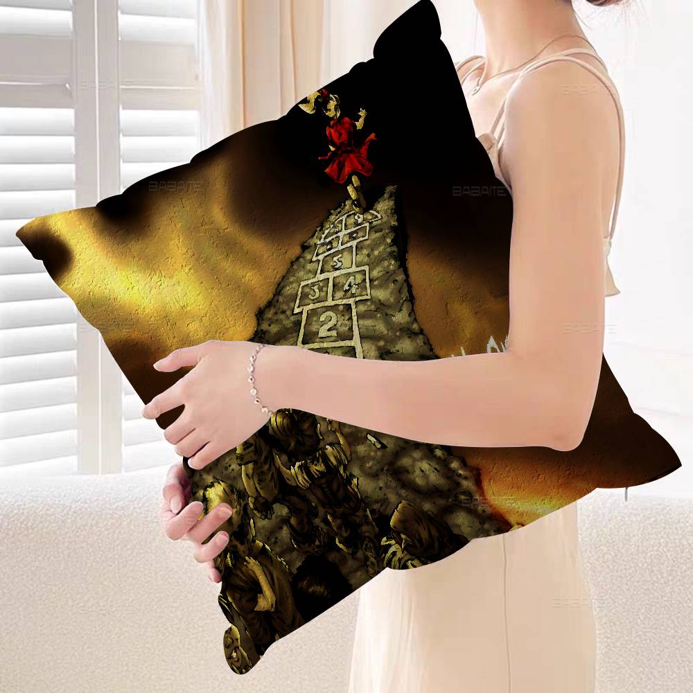 K-Korn Rock Band Pillow Gift Home Office Decoration Bedroom Sofa Car Cushion Cover Case 45x45