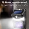 Outdoor Solar Mosquito Killer Lamp Camping Light LED Solar Fly Insect Zapper