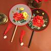 Fan Embroidery For Chinesestyle Round Hanfu And Qipao