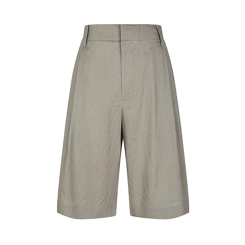 CROQUIS Men's 2025 Summer Loose Straight-Leg Mid-Length Shorts