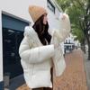 Down jacket women's winter new short hooded bread jacket duck down fashion versatile warm jacket