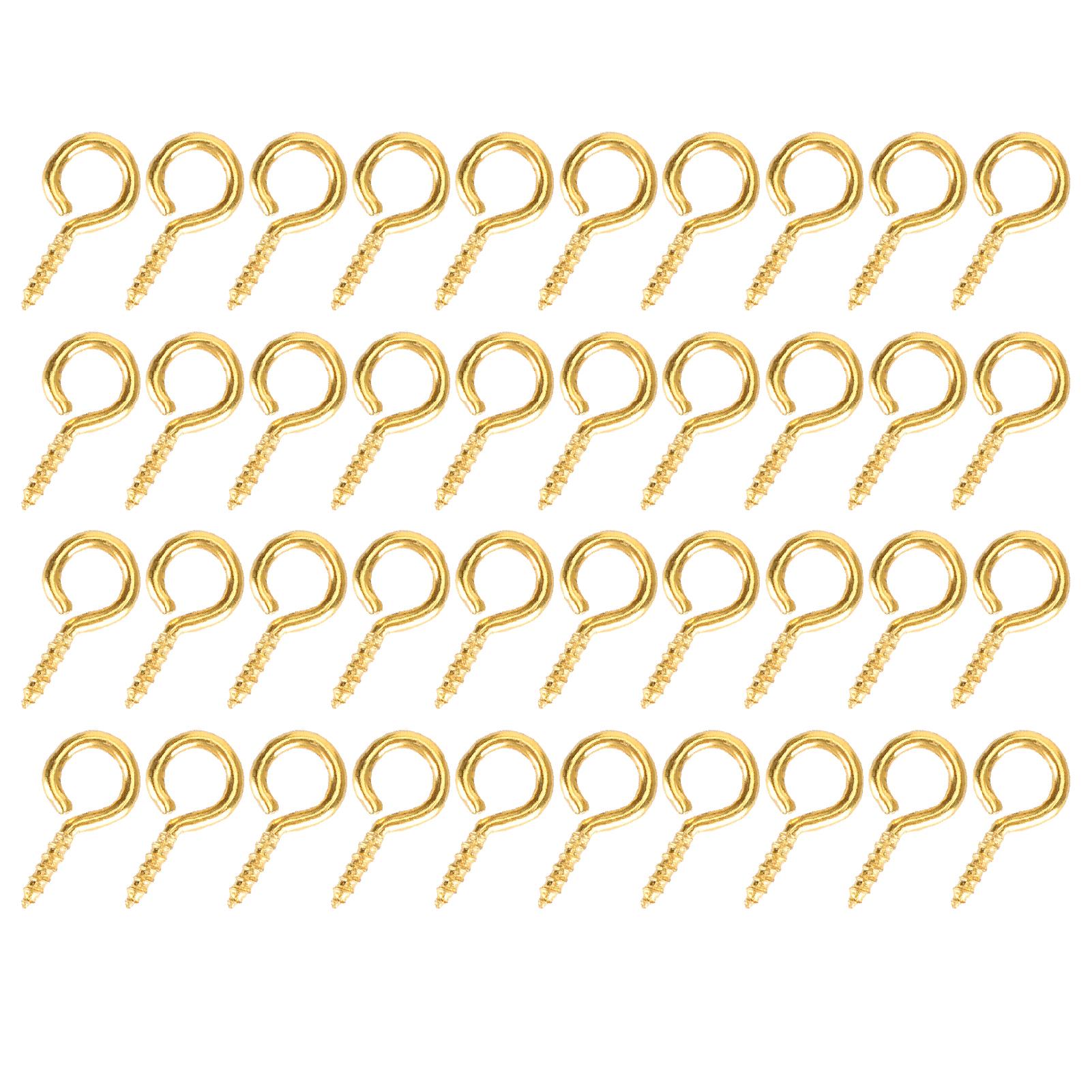 

200Pcs Pearl Screw Eye Peg Pin Pendant Connector Screw Spike DIY Making Jewelry Accessoryrose gold золотой