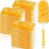 360° Double-Sided Electrostatic Duster with Replaceable Fiber Head for Gap Cleaning and Dust Adsorption
