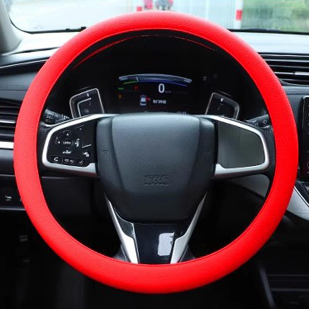 1 Pc Ultra Thin Anti Slip Car Steering Wheel Protective Cover, Silicone Steering Wheel Protective Cover