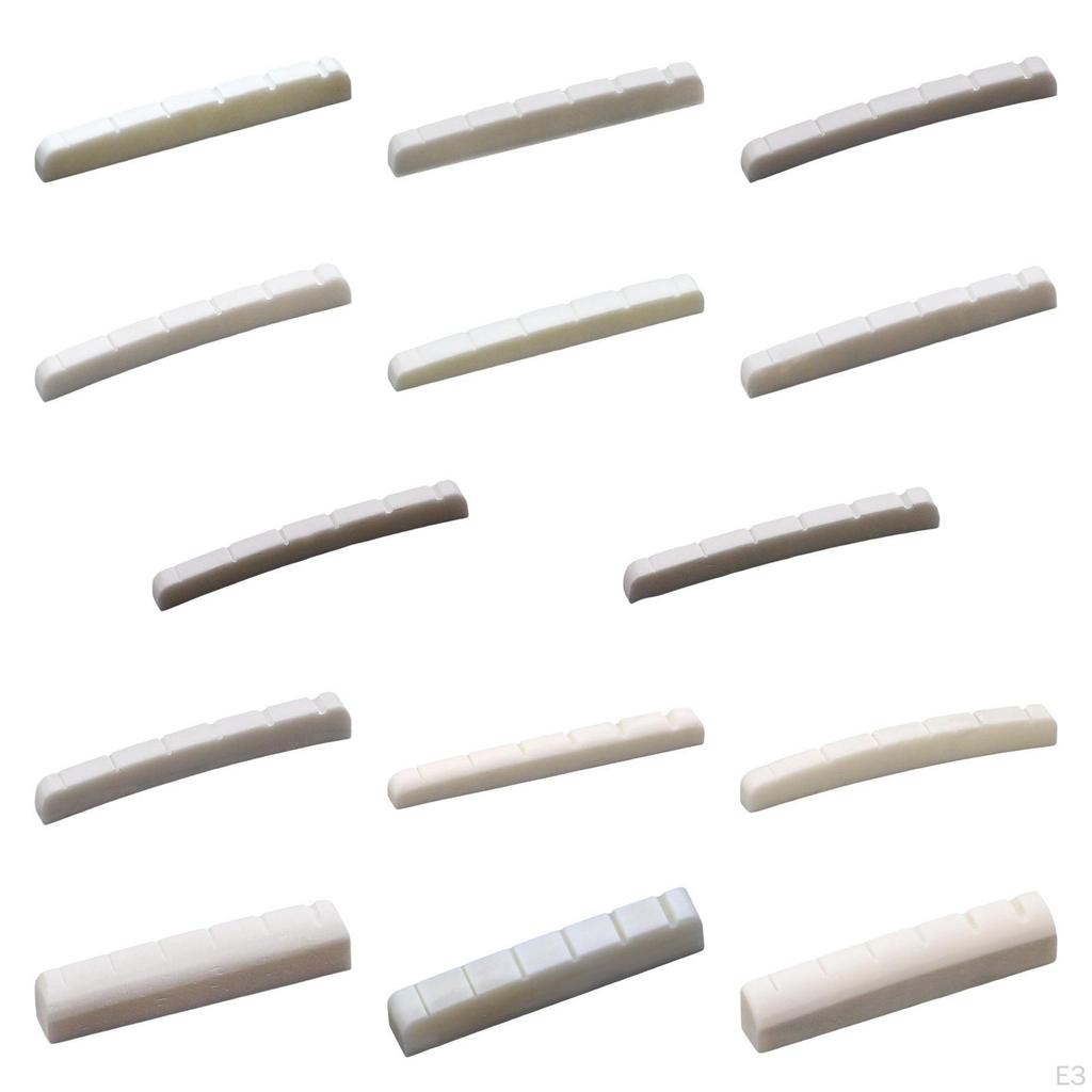 Electric Guitar Bone Nut Artificial Easy to Install Maintenance Precision Luthier Tool