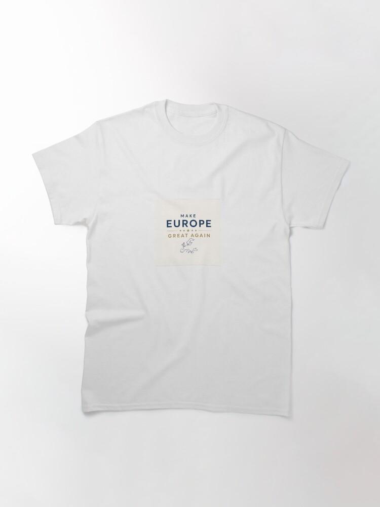 Europe Make Europe Great Again | Minimalist European Design Classic T-Shirt