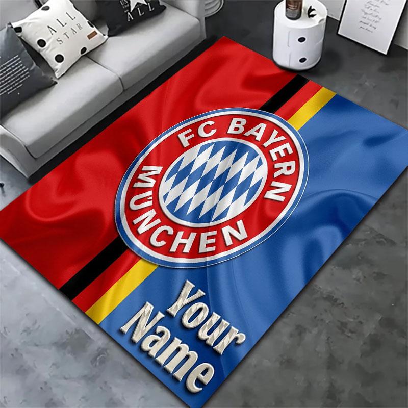 FC Bayern Munchen Custom Name Carpet Rug for Living Room Bedroom Home Sofa Decoration,Kids play Non-slip Floor Mat