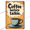 Vintage Coffee Metal Tin Sign Cafe Wall Art Decor Living Room Home Pubs Bar Decoration