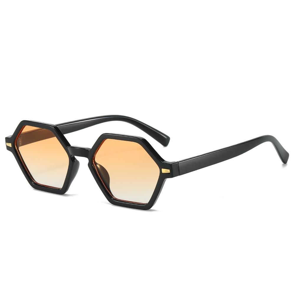 Polygon Vintage Simple Sunglasses Women Men Classic Fashion Sun Glasses Daily Commute Driving Shade Glasses