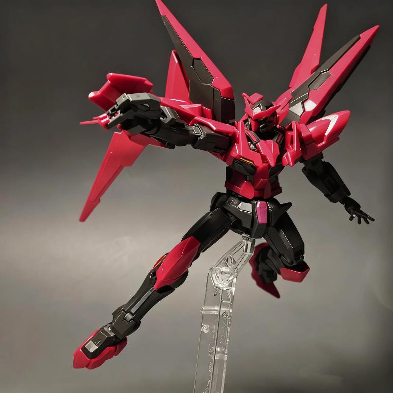 Hg 1/144 Bf Exia Dark Matter Action Figure Kit Assembly Model Doll Pvc Toy Mecha Figurine Collectible Ornament Boy Surprise Gift