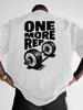Mens ShortSleeved TShirt Polyester Fabric Printed with English Patterns Fashionable Casual RoundNeck Top Mens Clothing