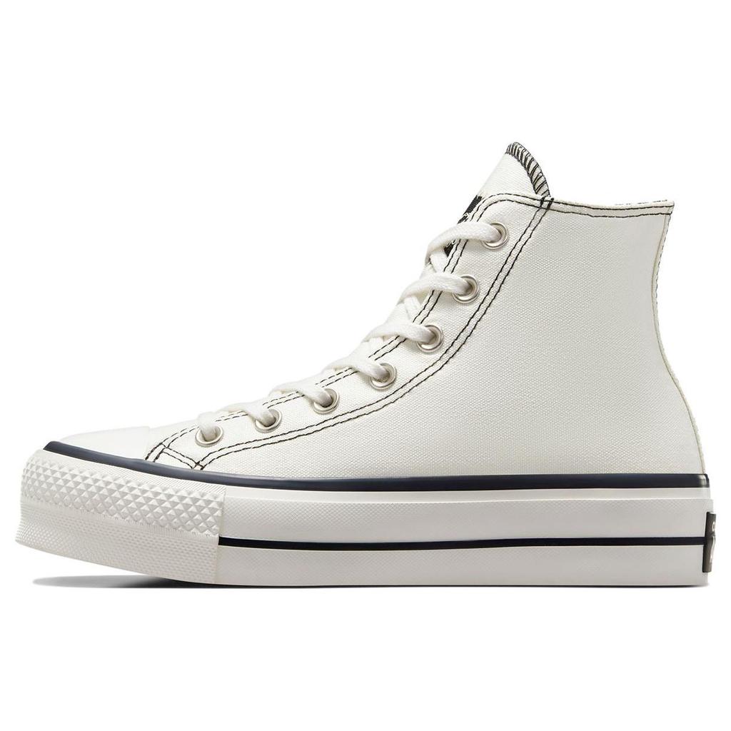 Converse All Star Lift Comfortable Versatile Durable High-Top Canvas Sneakers Women Sneakers White A07113C