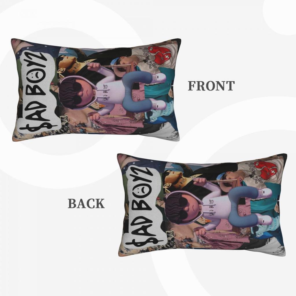 Junior H Merch Sad Boyz Rectangle Pillowcase Cushion Cover Decor Bedroom Bed Home Comfort Throw Pillow