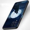 Moon Wolf Howl Phone Case For Samsung Galaxy A21 A30 A50 A52 S A13 A22 A32 A33 A53 A73 5G A11 A12 A31 A51 A70 A71 A72 Cover