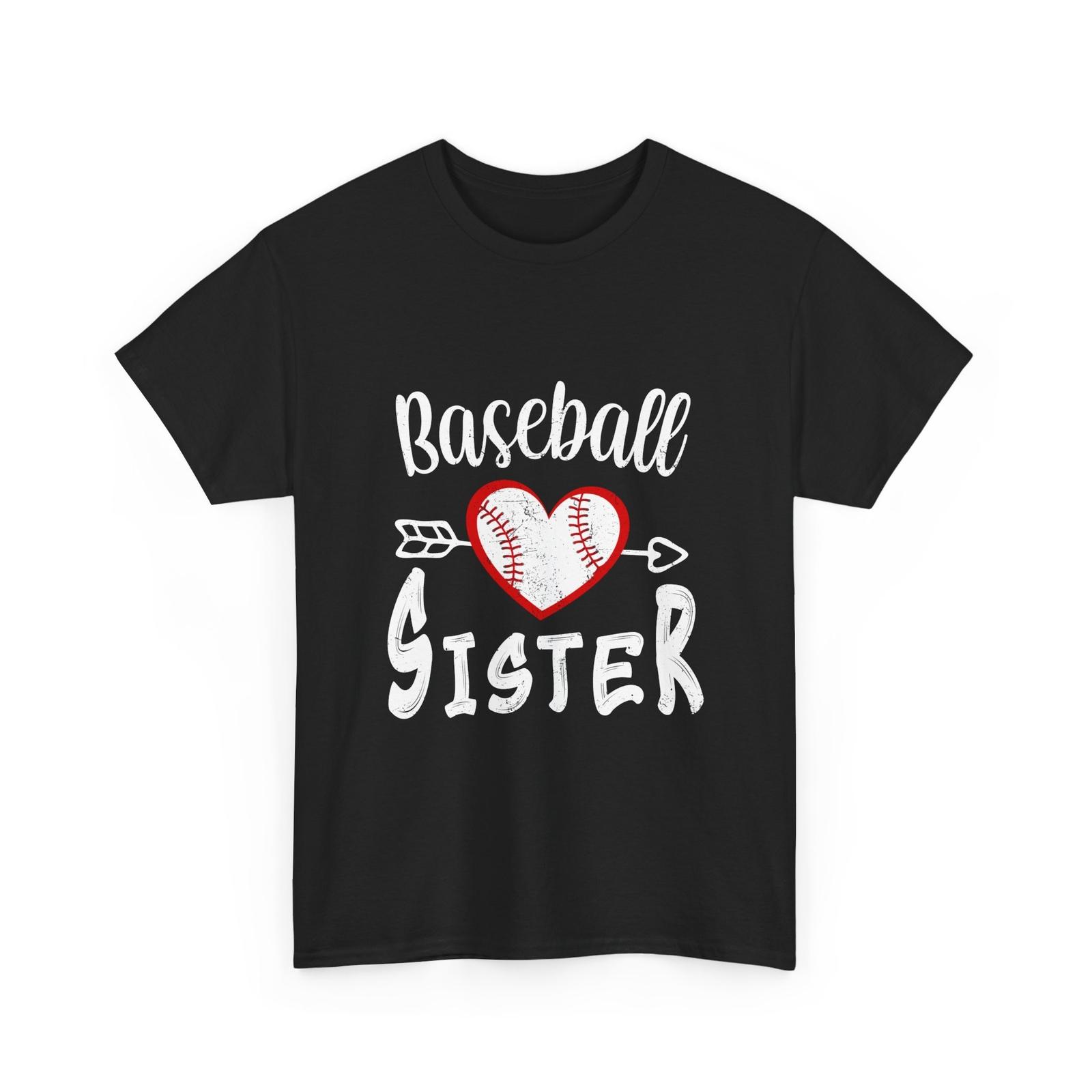 Baseball Sister Shirt, Baseball Player Sports Lovers Sister Shirt S