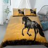 running horse 3d bedding set king queen double full twin single size bed linen set Twin Size for Boys Teens Adult Tennis Racket