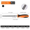 6/8 Inch Steel Files Steel Hand File Durable Saw File