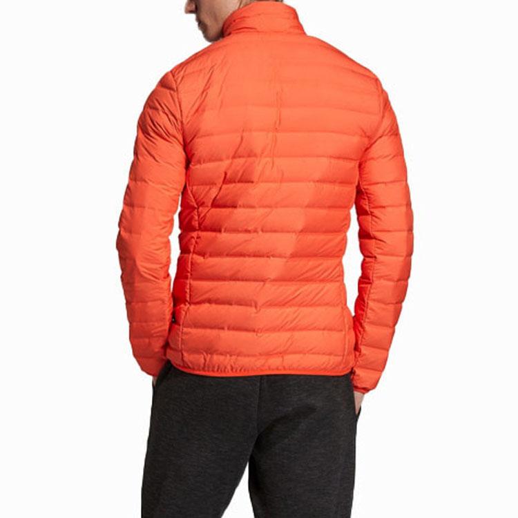 adidas Oryginalna kurtka puchowa Originals Trefoil Casual Sports ze stójką, ciepła, zimowa, męska odzież wierzchnia, pomarańczowo-żółta FH6633
