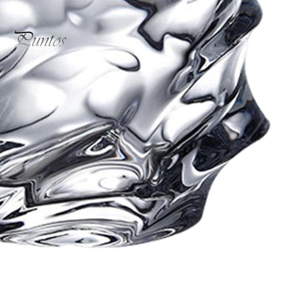 1/2/4Pcs Glass Whiskey Glasses Heavy Thick Bottom Bar Bourbon Glasses Faux Crystal Whisky Twisted Glass Tumblers Poker Night Drinkware