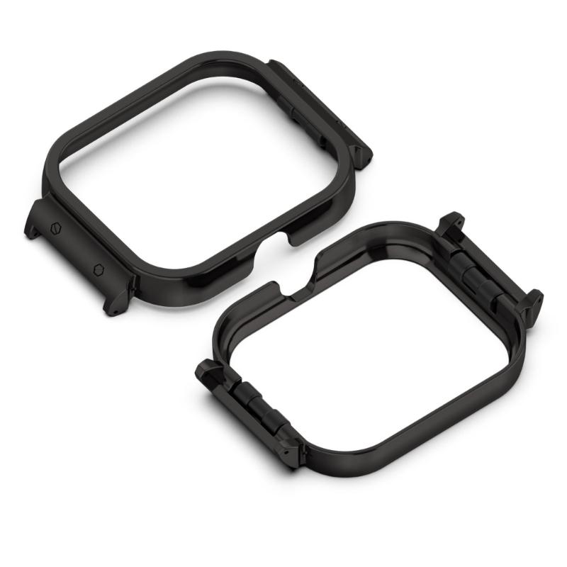 Smartwatch Cover Metal Case for IQOO Watch Scratchproof Housing 20mm Belt Connector Protector Case Frame Bumper Shell
