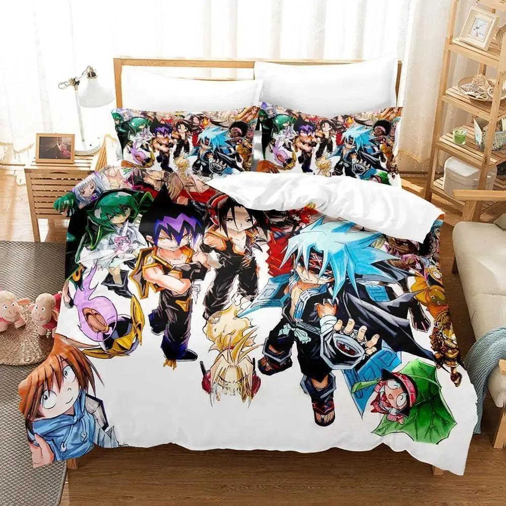 Pohodlný set povlaků na peřinu s anime potiskem, včetně povlaku na peřinu a povlaků na polštáře. Dostupné ve velikostech pro jedno lůžko, dvojlůžko, plné, queen a king. Pro dospělé i děti.