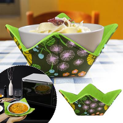 Bol à micro-ondes, support de bol chaud confortable et sûr, résistant à la chaleur, pour bols à soupe, à riz et à pâtes