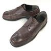 80s-90s Vintage LORD EXCELLENT Leather U-tip Dress Shoes Brown Size 8.5 (26.5-27.0) Business Classic