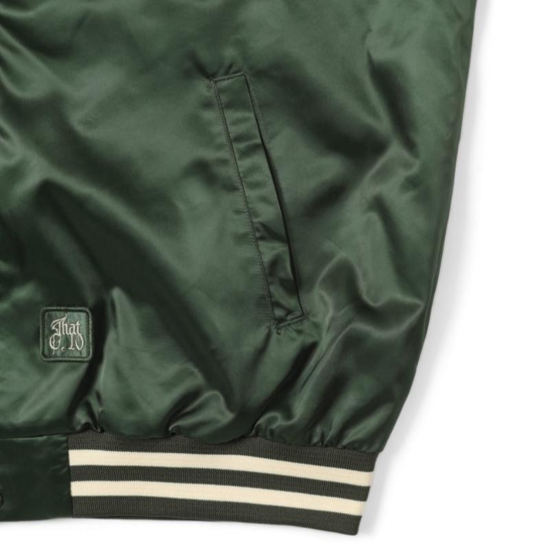 ThIs Is Never That Satin Jacket Olive