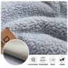 Lambswool Sofa Cushion Non-slip Leather Sofa Cover Cover Simple Winter Warm Thick Plush Cushion Cover Cloth