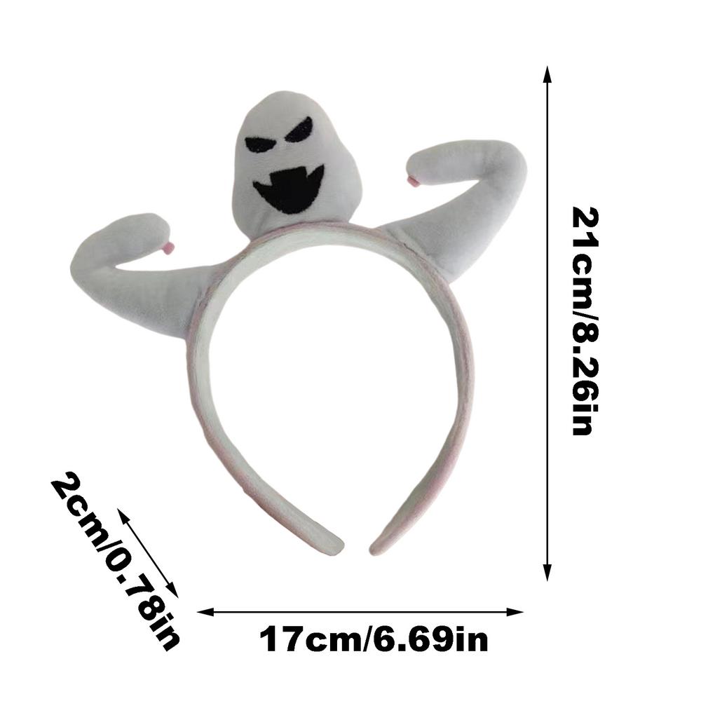 Halloween Ghost Headband Spooky Party Ghost Hairband Cosplay Accessory For Carnival Stage Role Playing Haunted House
