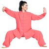 Unisex Cotton Linen Tai Chi Performance Suit - New Chinese Style Long Sleeve Wushu Practice Outfit