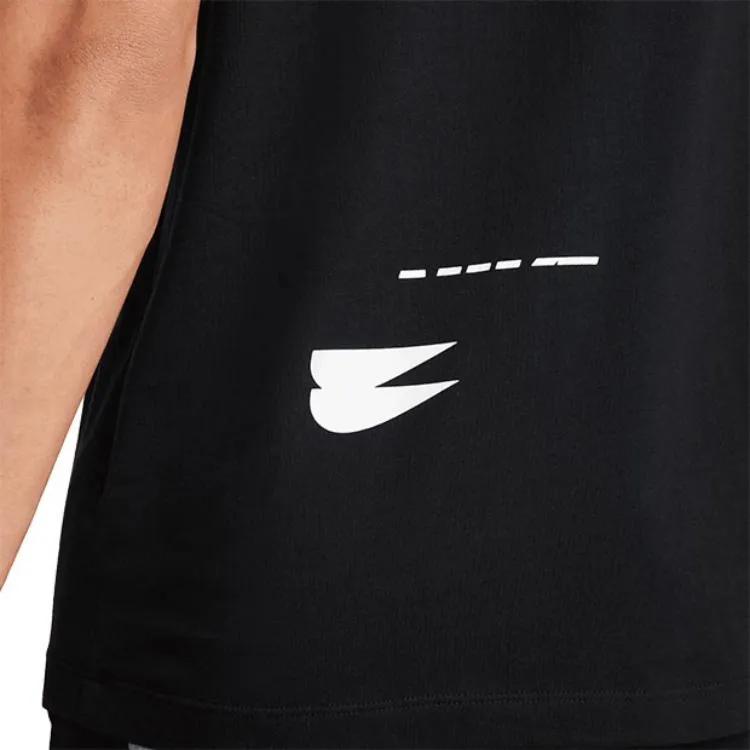 Nike Sportswear T Shirts Men's Black Crew Neck Moderate (Unisex) T-Shirts DM6378 010
