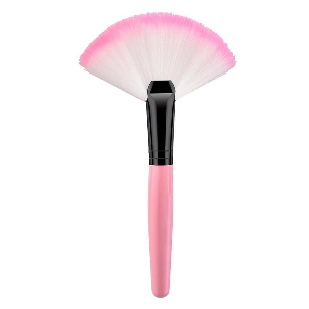 Synthetic Fiber Fan Makeup Brush For Women Travel Brushes Face Cosmetic Application Eyeshadow Brush Ergonomic Handle