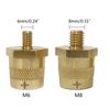 Car Battery Terminal Pair with 6/8mm Thread Durable Brass Battery Pole Adapter Convenient Repair Solution Simple Install