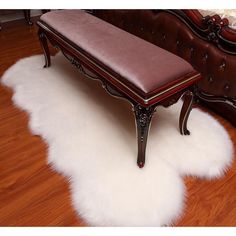 Faux Fluffy Shaggy Rugs Artificial Sheepskin Long Hair Carpet Floor Wool Fluffy Mat Home Decor Non Slip For Living Room Bedroom