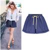 Wide-leg Pants Women's Summer Black Pants For Women Loose Informal Shorts Large Size Thin Three-point Pants