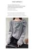 Elegant Bow Knit Sweater - Women's Fashionable Autumn/Winter Base Layer Knitwear