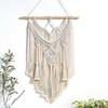 Macrame Wall Hanging Boho Decoration Chic Driftwood Tapestry 65 X 35cm