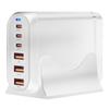 Multiple Port 3xUSB+3xType C Charging Station with 120W Output for Public Space and Travel Use