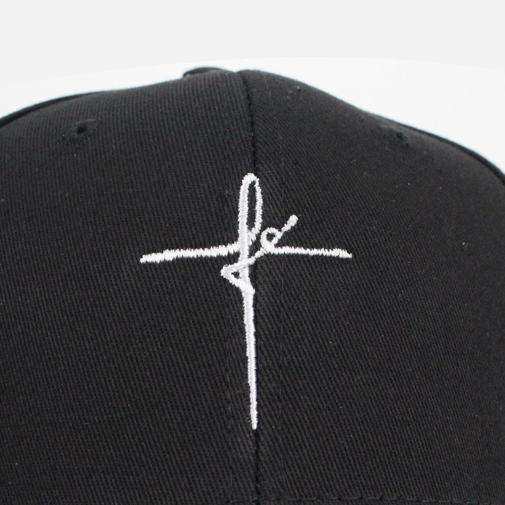 Cross Embroidery Dad Hat - Fashionable Wide Brim Baseball Cap for Outdoor Casual Wear