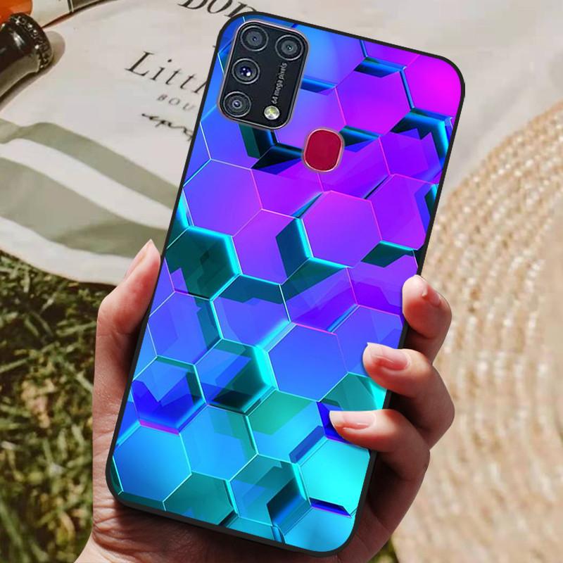 For Samsung M31 Case Phone Cover Silicone Soft TPU Back Cover for Samsung Galaxy M31 M 31 case SM-M315FZBVSER m315 Fundas Bumper