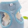 Cute Adjustable Cat Dog Harness Set Breathable Comfortable Cat Rope Vest Escape Proof with Leash Dog Traction Rope Walking