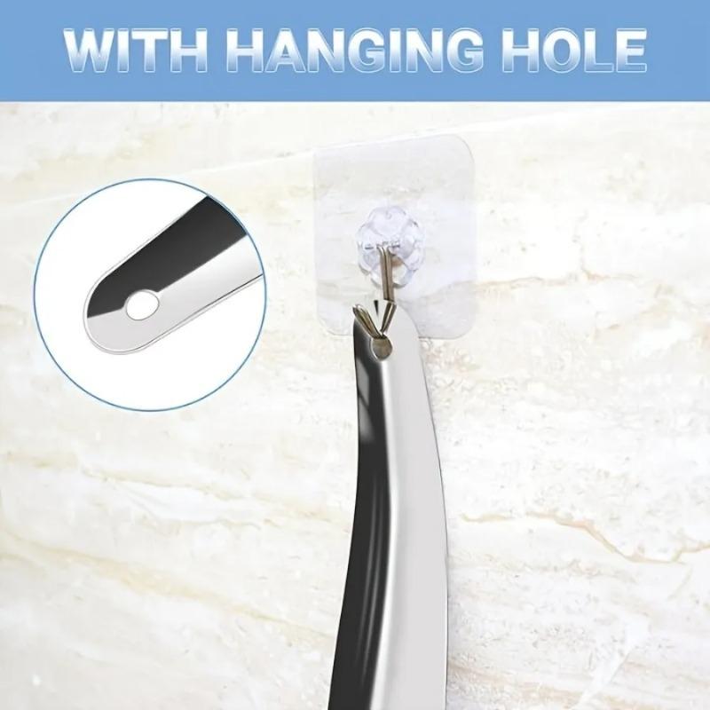 6.3Inch Portable Stainless Steel Shoe Horn Silver Hang Hole Shoe Lifter Helper Tool for Sneakers Boots Home Travel Daily Use
