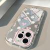 Ins Flowers Applicable To IPhone15promax Mobile Case Apple 16 Cream Shell 12 Niche Creative 11 Mirror X