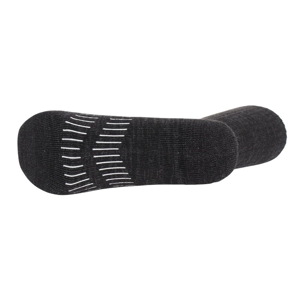 North Trekking Midweight Crew Unisex Wool Arch Support Pile Antibacterial M [The Face] Black/Black