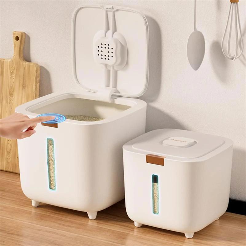 1PCS Food Storage Bucket Household Insect-proof and Moisture-proof Sealed Food-grade Cereal Storage Container Rice Grain Storage Box