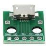 1pcs MICRO USB To DIP Adapter 5pin Female Connector B Type PCB Converter Pinboard 2.54 Breadboard Switch Board SMT Mother Seat