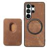 2 in 1 Magnetic Retro Cards Solt Leather Wallet Case For Samsung S25 Ultra S24 Plus S23 A16 A56 A36 A06 A17 A07 Skin Feel Cove