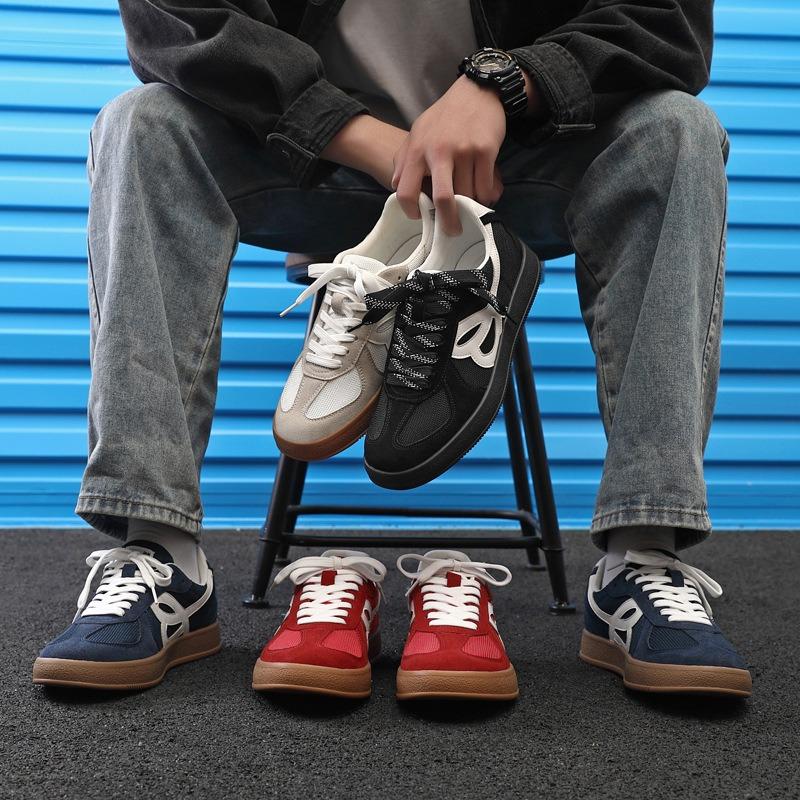 Little white shoes men's shoes summer breathable new men's trendy versatile mesh sports and leisure board shoes